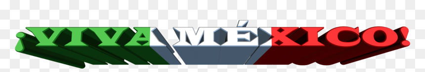 México Png Text - Viva Mexico Letra 3d, Transparent Png - viva mexico png