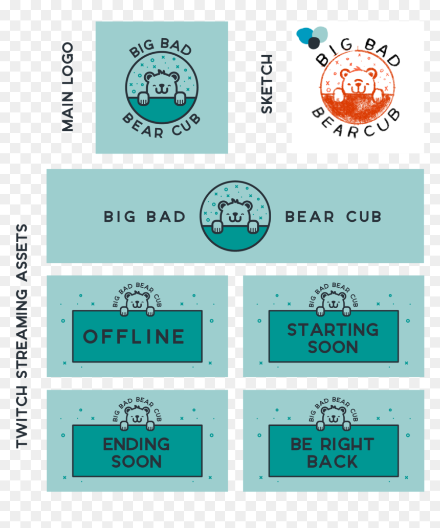 For Portfolio - Graphic Design, HD Png Download - bear cub png