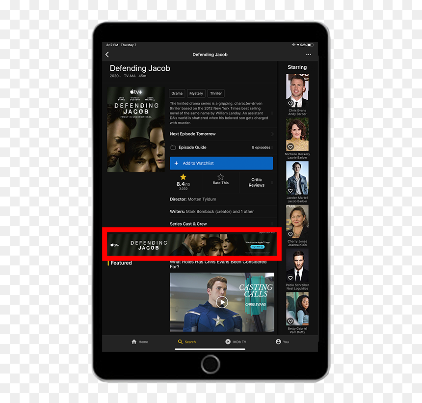 Smartphone, HD Png Download - imdb png