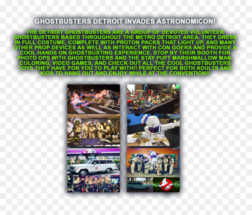 Ghostbusters Detroit Page - Event, HD Png Download - ghostbuster png