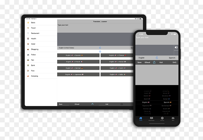 Voice Dictation Voice To Text Screeen Shot In Ipad - Smartphone, HD Png Download - available on app store png