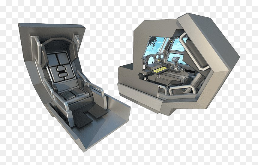 Cyberpunk Sci-fi Art Png Free Download - Sci Fi Spaceship Interior, Transparent Png - cyberpunk png