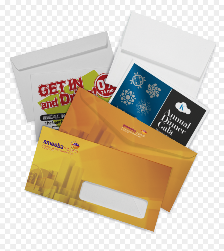 Custom Printed Envelopes - Envelopes Printing, HD Png Download - envelopes png