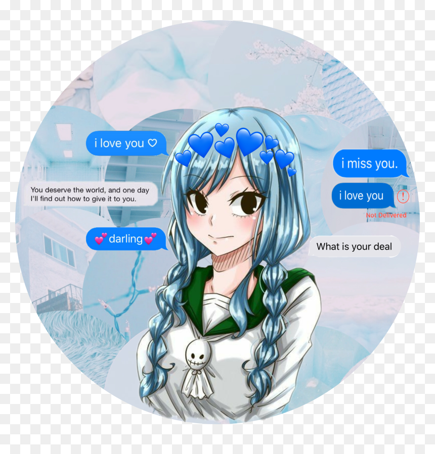 Two Situations Poor Juvia - Cartoon, HD Png Download - juvia png