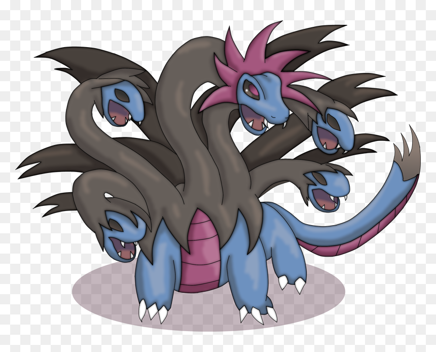 Pokemon Insurgence Delta Hydreigon Clipart , Png Download - Cartoon, Transparent Png - hydreigon png