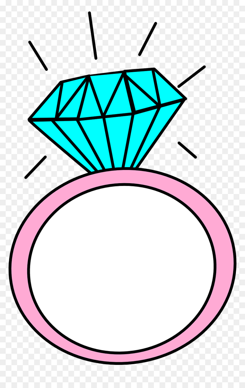 Engagement Ring Cartoon, HD Png Download - wedding ring icon png