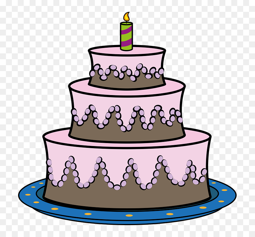 Birthday Cake, HD Png Download - birthday cake vector png