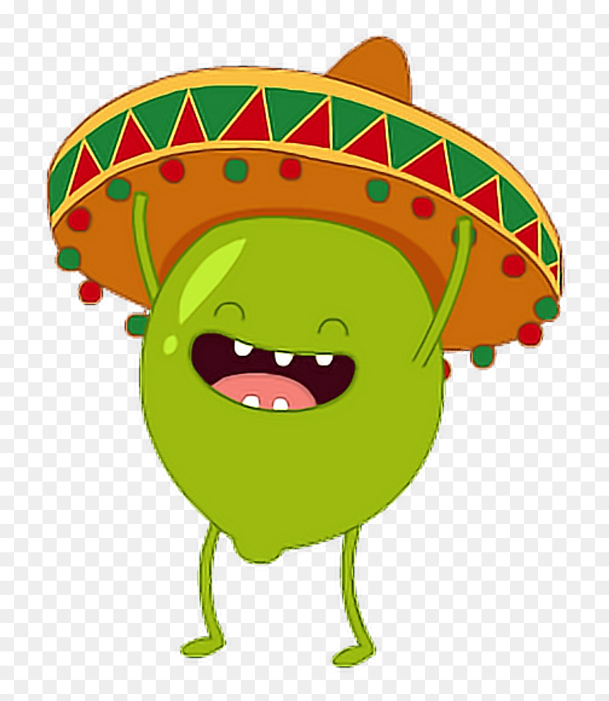 Vivamexico Mexico Mexicana Mexicano Lemon Limon Mexicoc - Cartoon, HD Png Download - viva mexico png