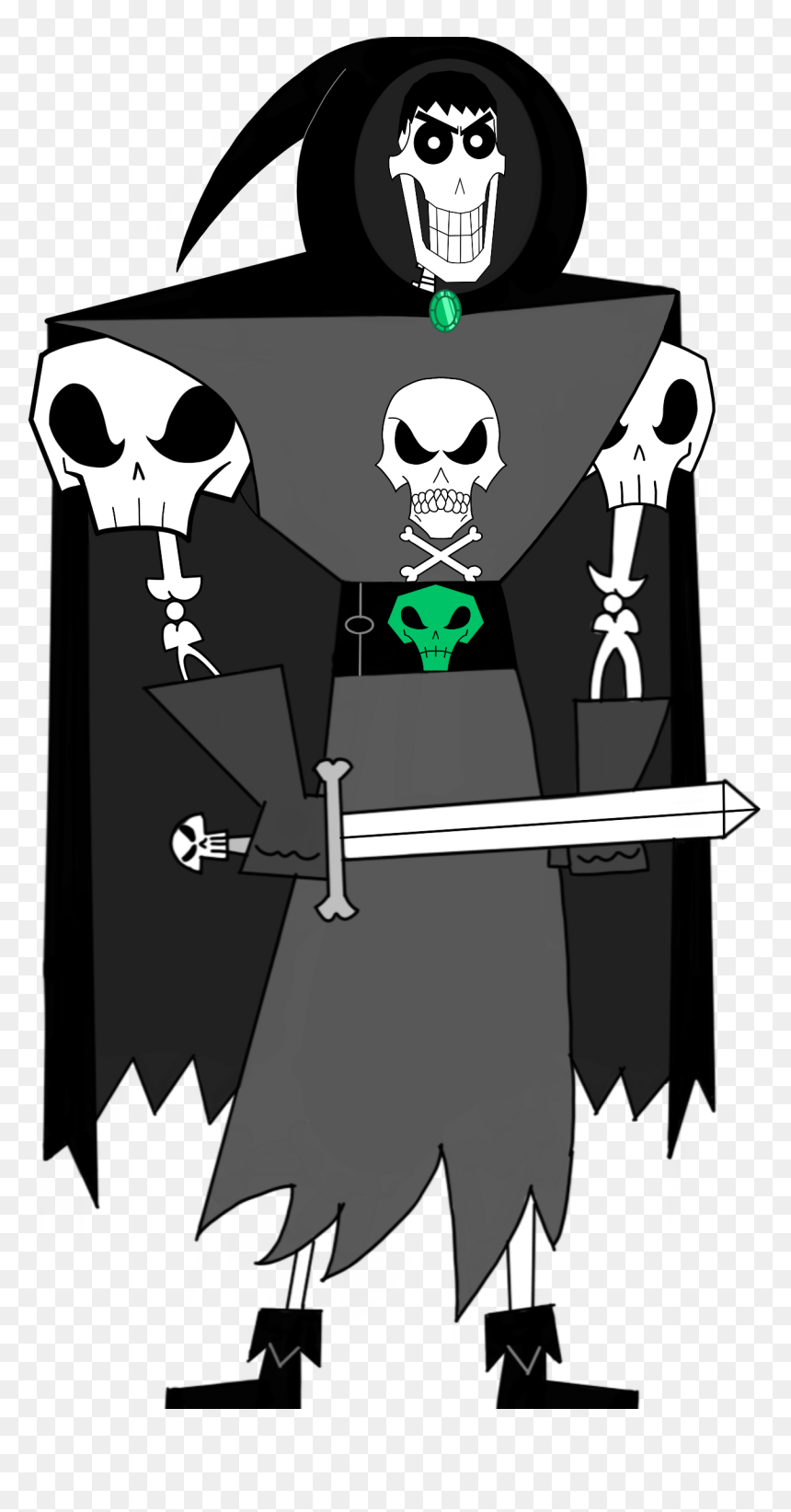 Illustration, HD Png Download - evil skull and crossbones png