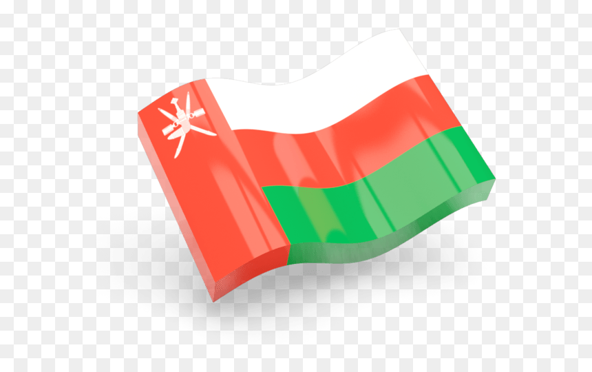 Oman Flag Icon Wave - Flag Of Oman, HD Png Download - wave icon png