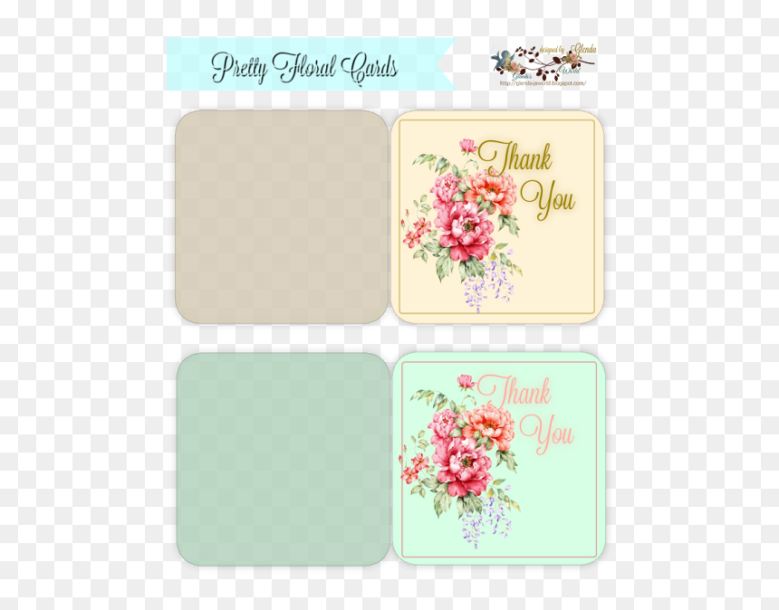 Artificial Flower, HD Png Download - thank you card png