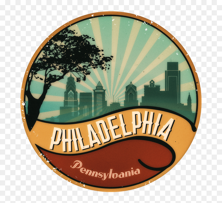 Tote Bag Vintage Design, HD Png Download - philadelphia skyline png