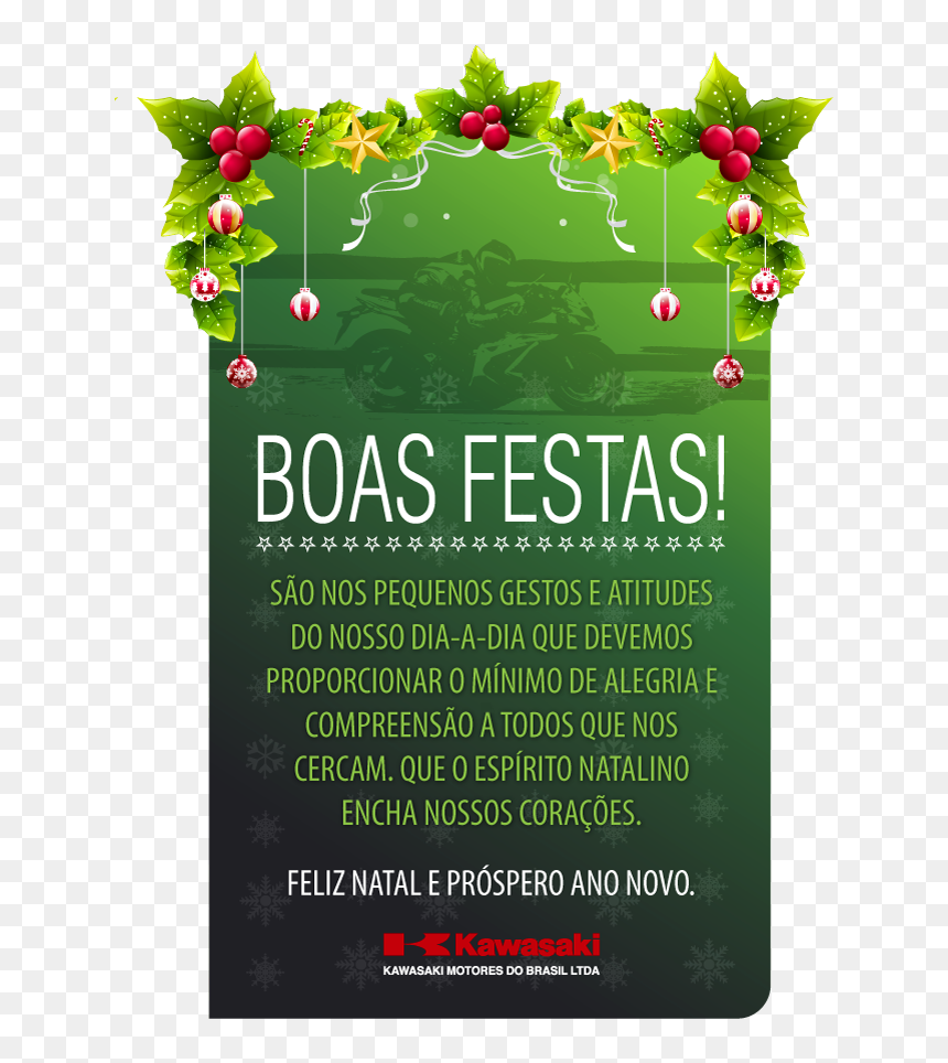 Cartão Natal Green - Rose, HD Png Download - feliz natal png
