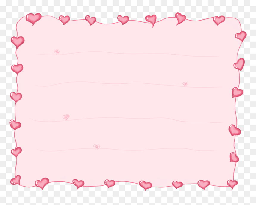 Hand Painted Love Border Drawn Dialog Account Vector - Cake, HD Png Download - hand drawn border png