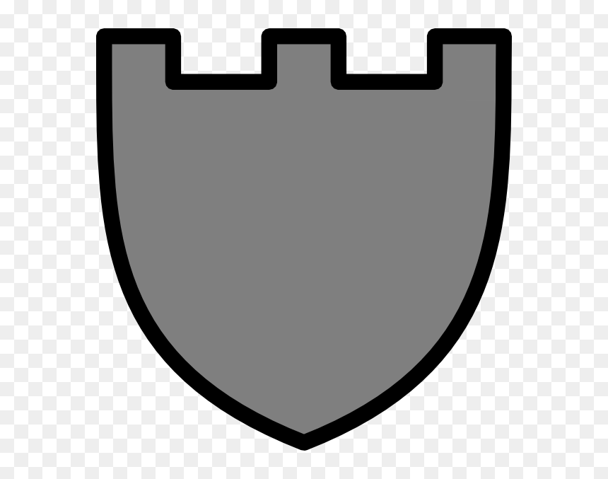 Grey Shield Svg Clip Arts, HD Png Download - shield .png