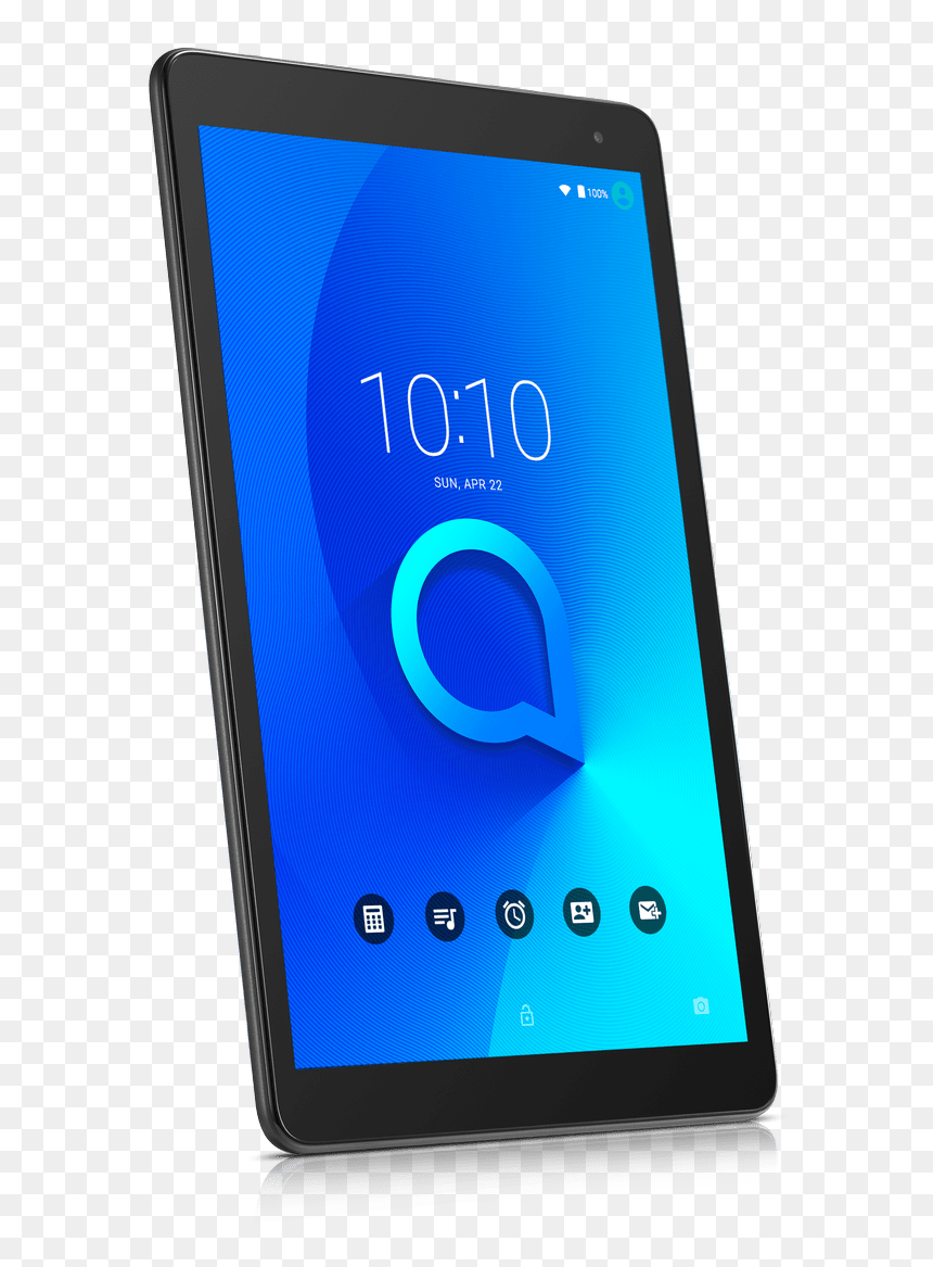 Alcatel 1t 10 Wifi Front Left Angled - Alcatel 1t (10), HD Png Download - alcatel logo png