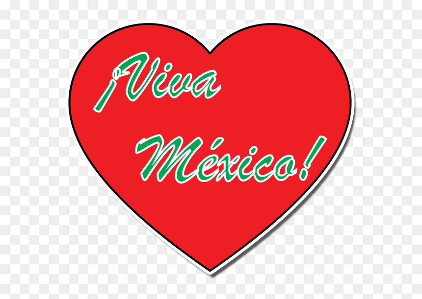 Stickers Messages Sticker-7 - Heart, HD Png Download - viva mexico png