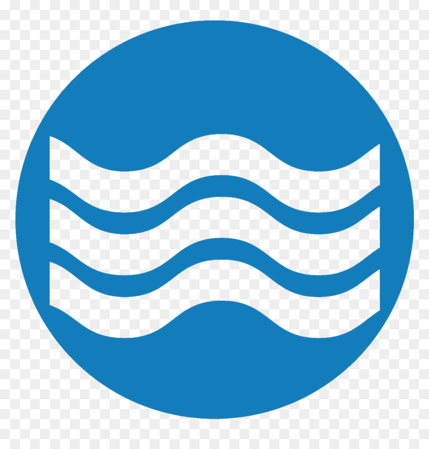 Transparent Hydroelectric Dam Clipart - Circle, HD Png Download - wave icon png