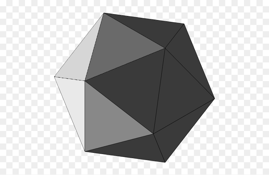 Paper, HD Png Download - icosahedron png