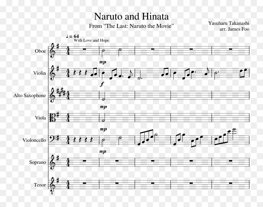 Transparent Naruto The Last Png - Naruto And Hinata, Png Download - oboe png