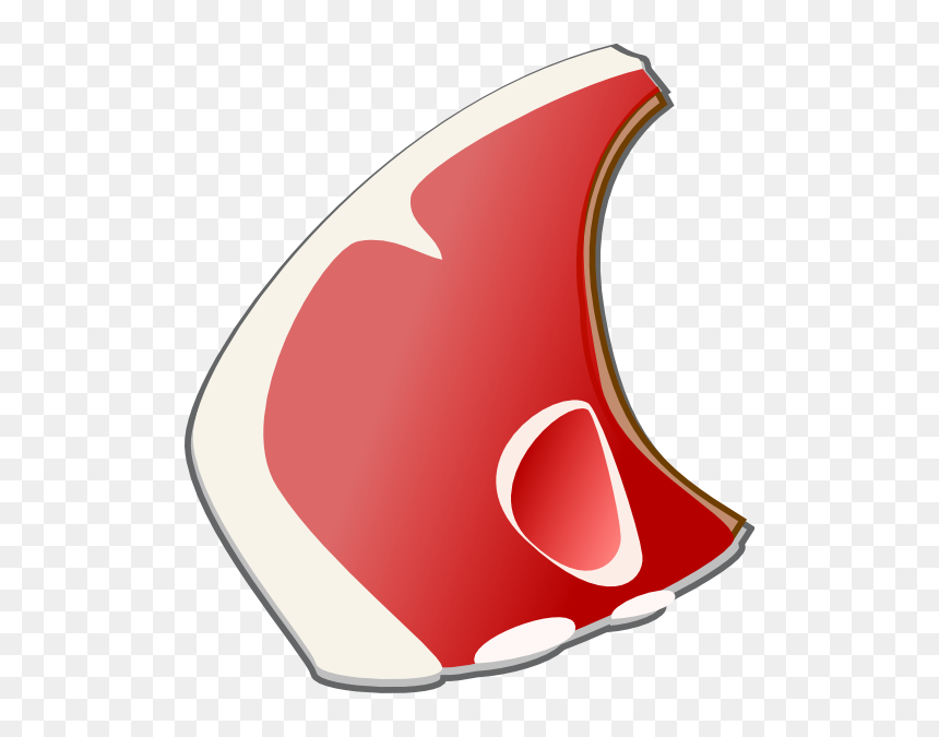 Steak Clip Art, HD Png Download - pork chop png