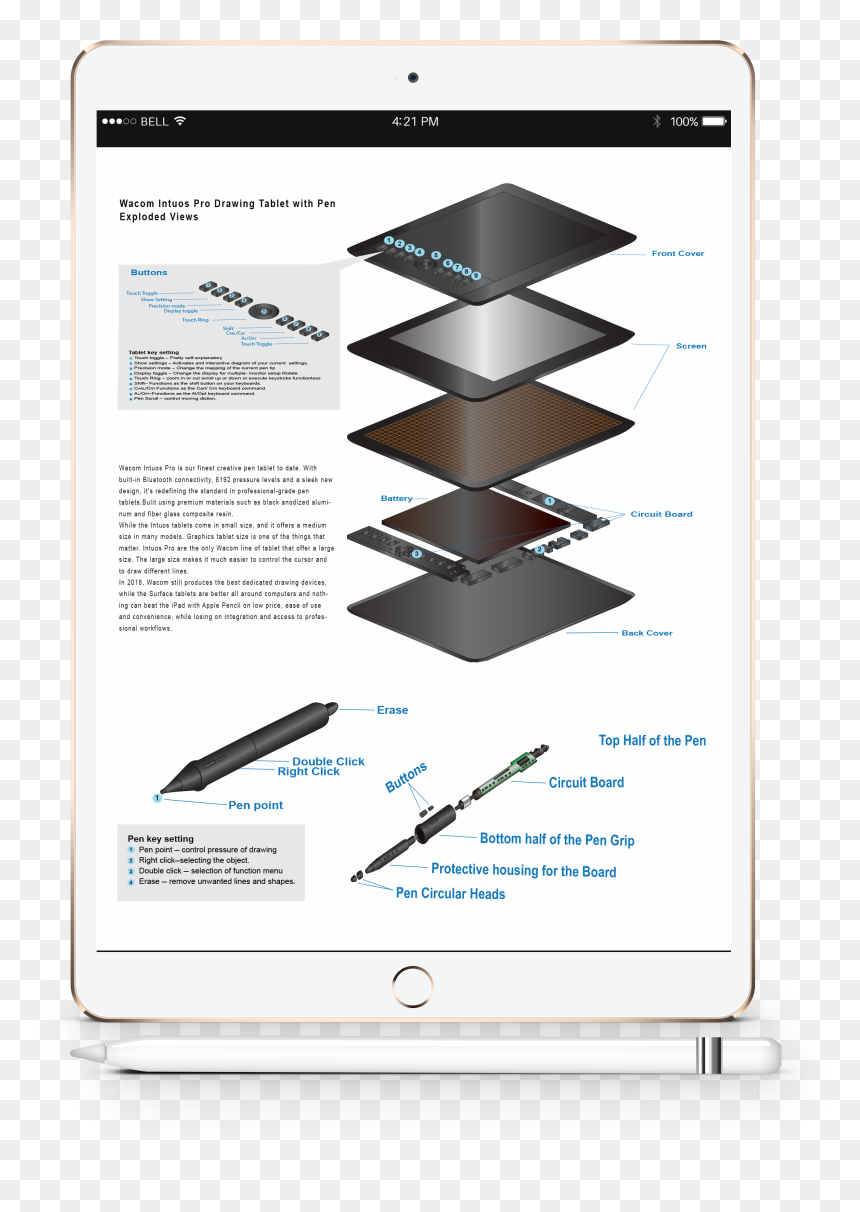 Screenshot, HD Png Download - wacom tablet png