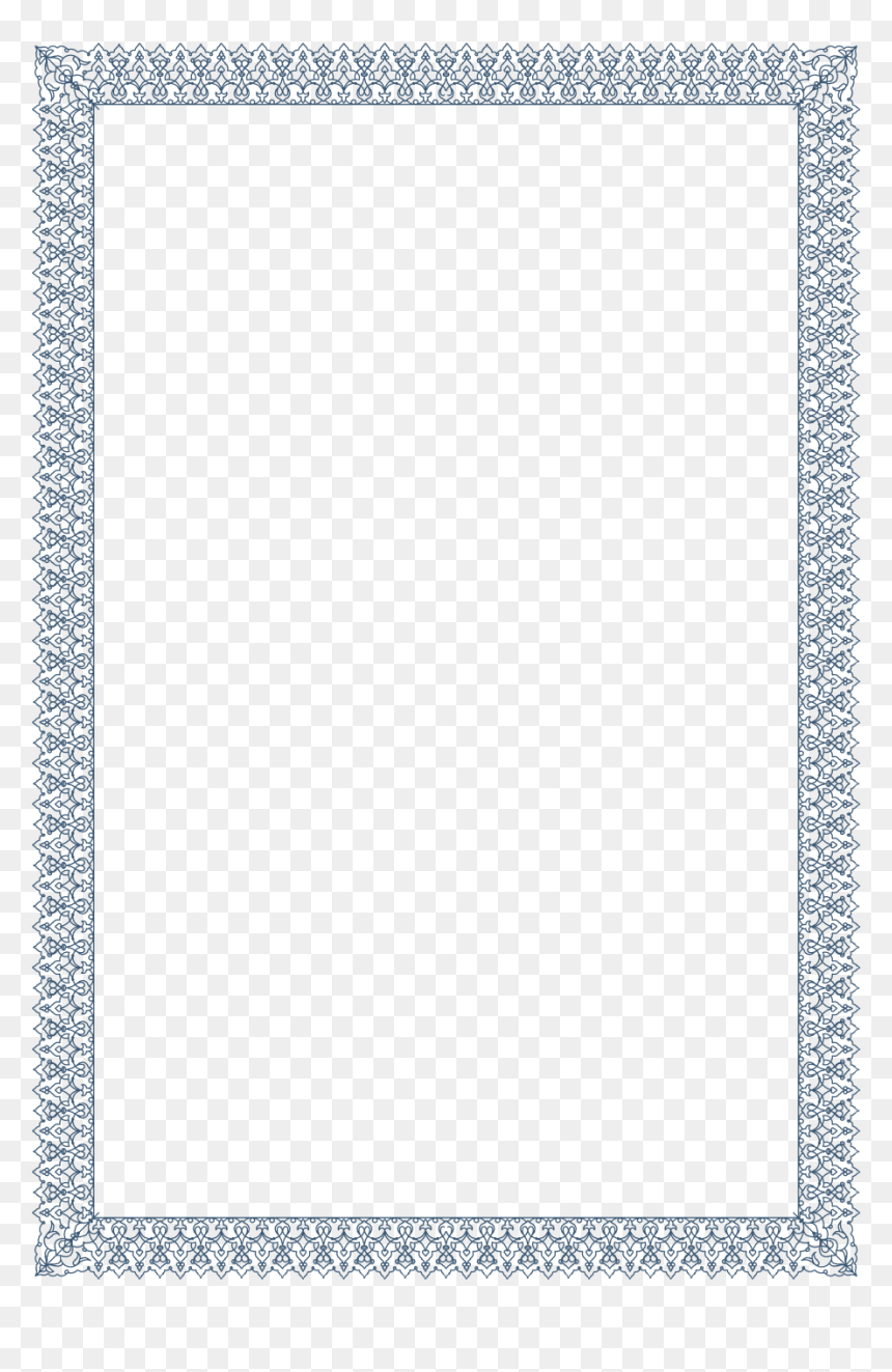 Transparent Calligraphy Border Png - Dia De Los Muertos Page Border, Png Download - hand drawn border png
