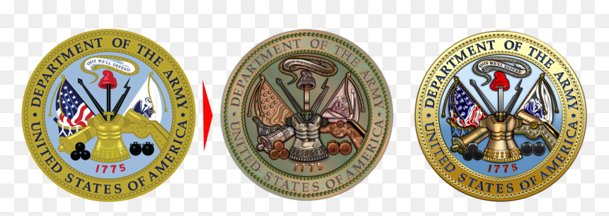 Department Of The Army, HD Png Download - us army seal png