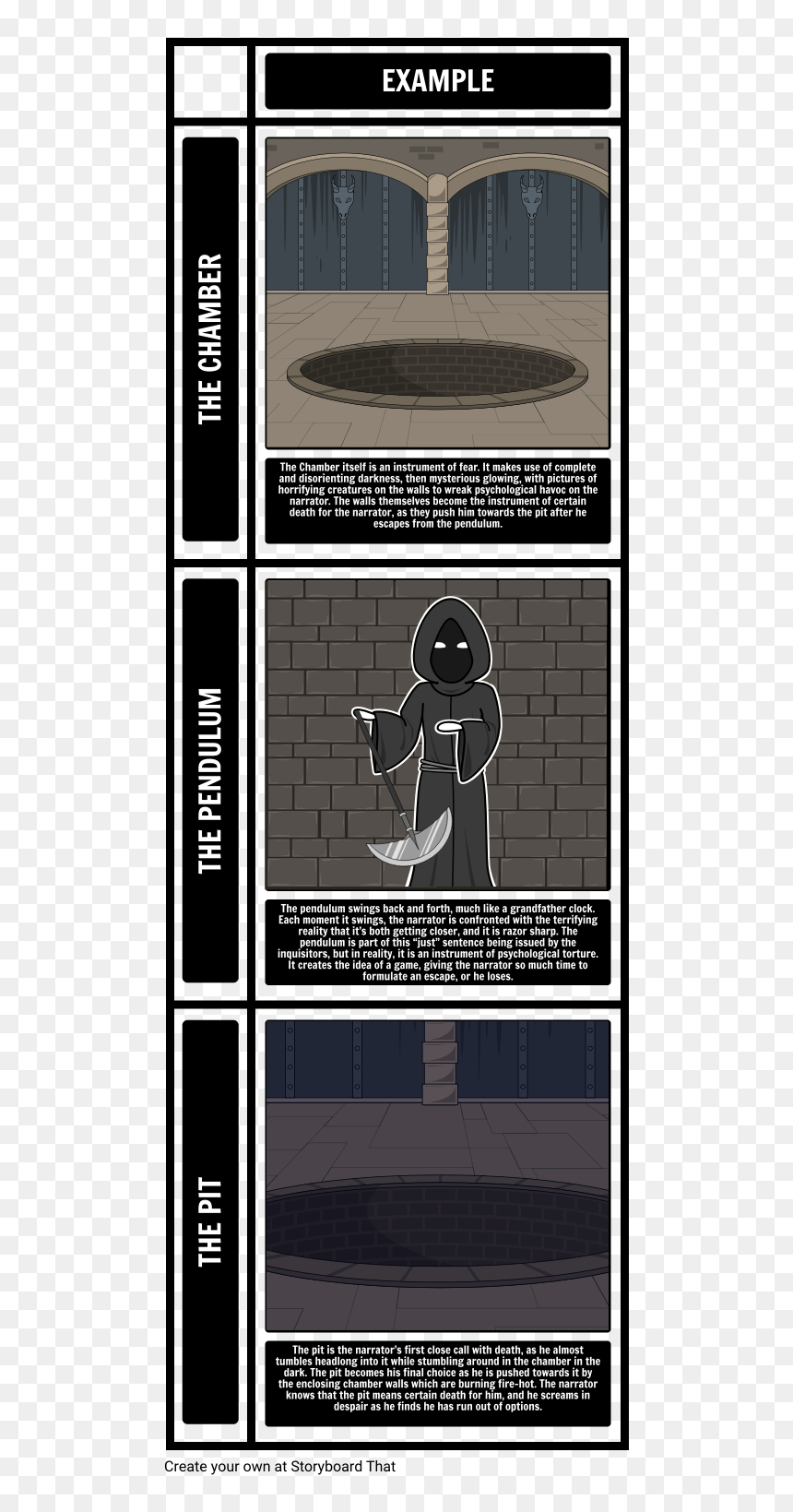 Roll Of Thunder Tone , Png Download - Symbolic Objects In The Pit And Pendulum, Transparent Png - dark pit png