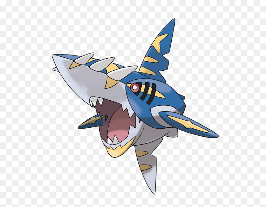 Ken Sharpedo Hydreigon Pattern Dark Attachment Carvanha - Mega Sharpedo, HD Png Download - hydreigon png