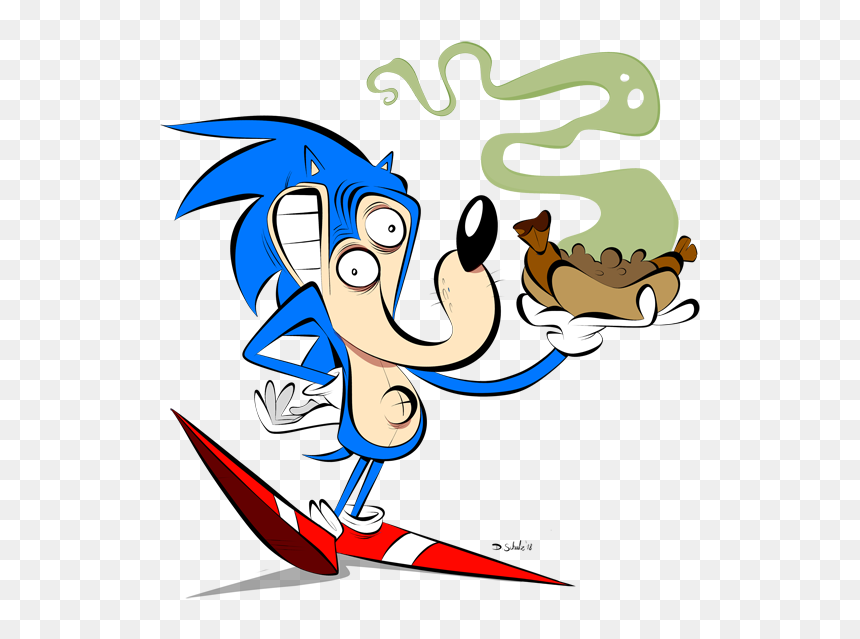 Testing A New Wacom Tablet And Sonic Was My First Victim - Cartoon, HD Png Download - wacom tablet png
