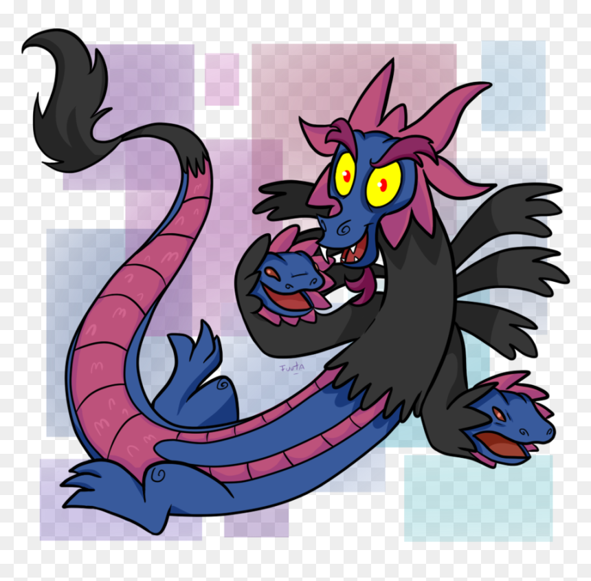 [3] Source Discord The Hydreigon - Cartoon, HD Png Download - hydreigon png