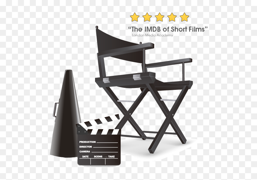 Directors Chair Silhouette Free, HD Png Download - imdb png