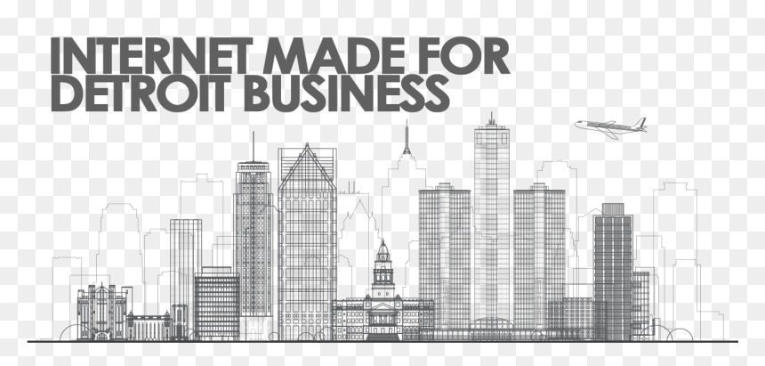 Tower Block, HD Png Download - detroit png