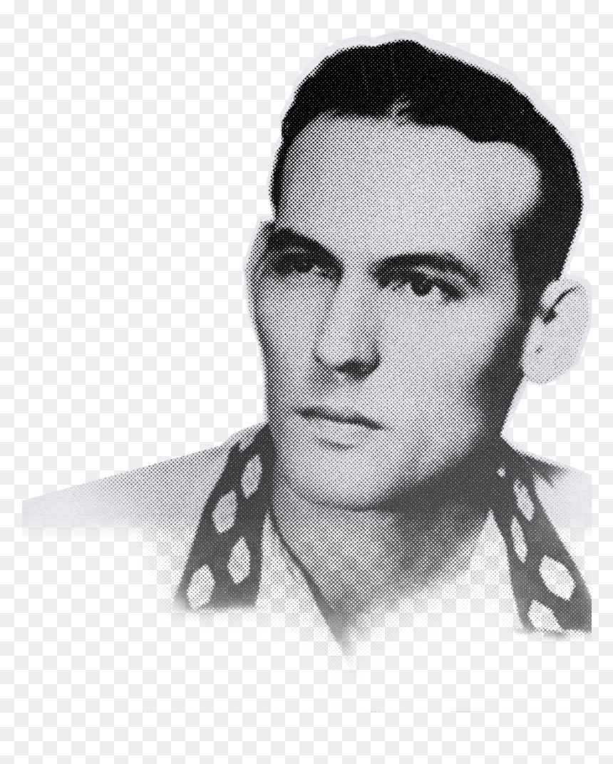 Vintage Portrait Of Carl Perkins - Carl Perkins, HD Png Download - elvis presley signature png