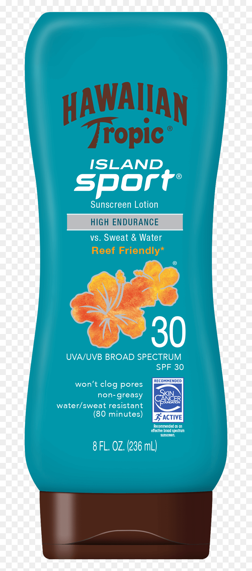 Y300464301 Us Sc Ht Ht Island Sport Lotion Spf30 8oz - Hawaiian Tropic Island Sport 50, HD Png Download - tropical island png