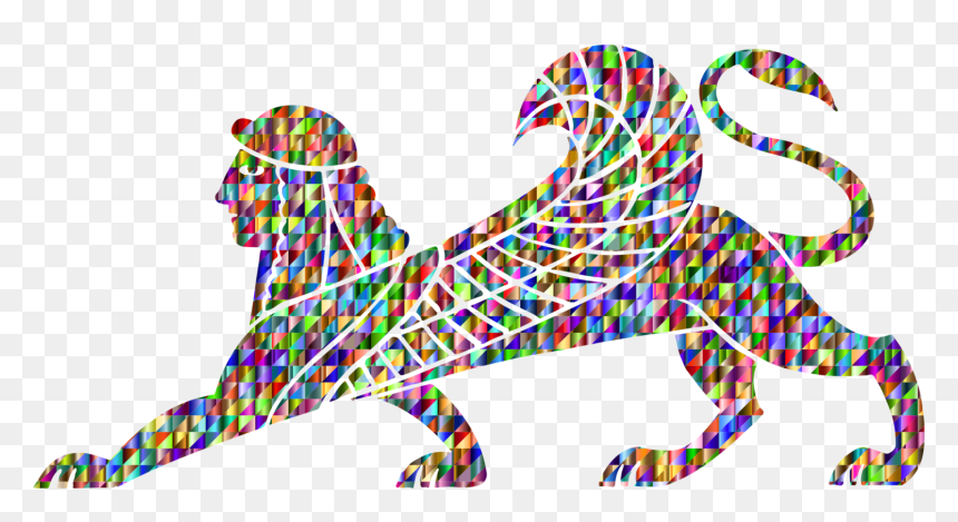 Great Sphinx Of Giza Chimera Lion Greek Mythology - Clip Art Sphinx, HD Png Download - greek pattern png