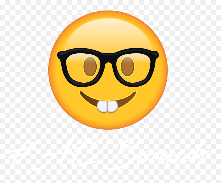 Emoji Domain T-shirt Nerd Computer Icons - Nerd Emoji, HD Png Download - sunglass emoji png