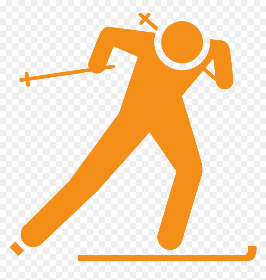 Skiing Clip Cross Country , Png Download - Illustration, Transparent Png - cross country png