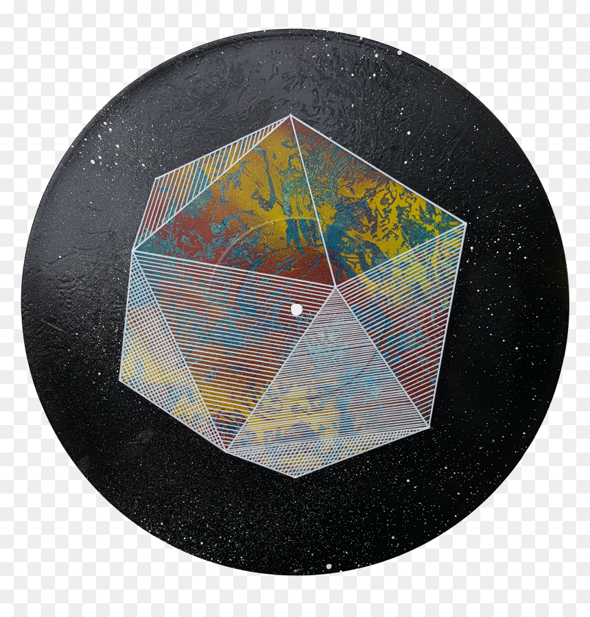 Blue Icosahedron - Circle, HD Png Download - icosahedron png