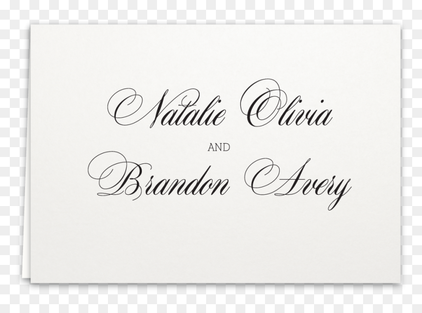 Thank You Card Exquisite Details Suite - Calligraphy, HD Png Download - thank you card png