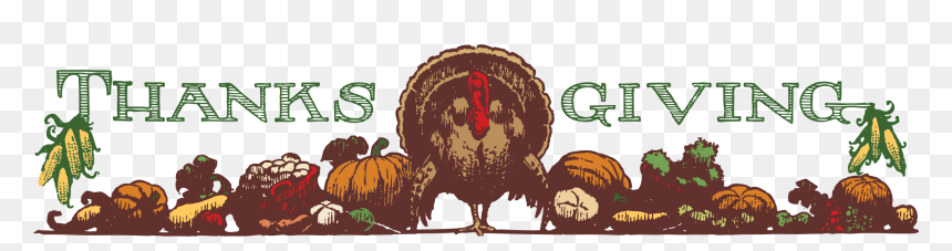 Thanksgiving Header Color Clip Arts - Thanksgiving Header Clipart, HD Png Download - thanksgiving .png