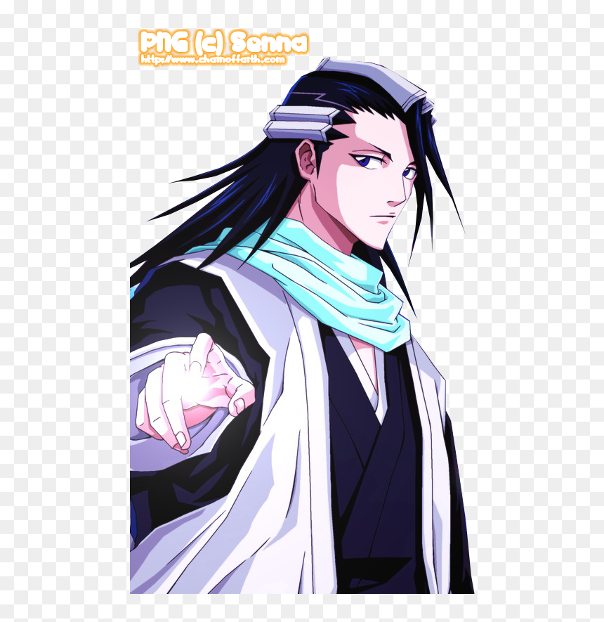 Kuchiki Byakuya, HD Png Download - zack fair png