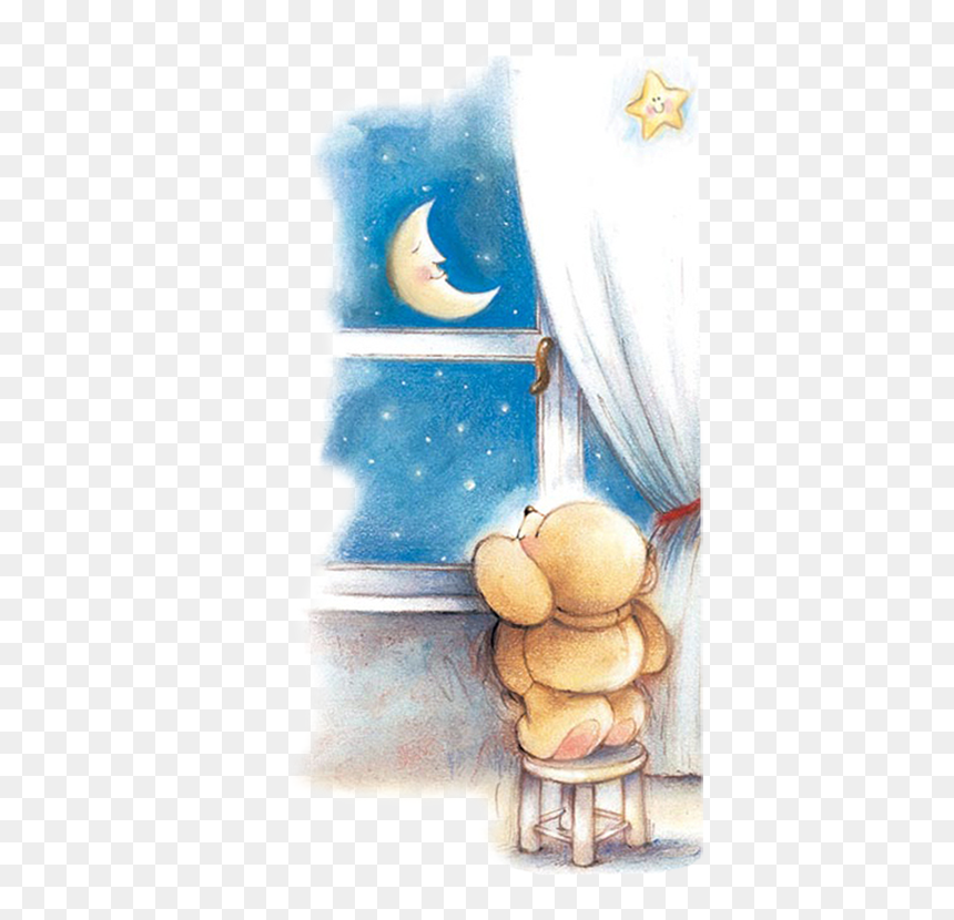 Star Friends Cliparts - Forever Friends Bear Good Night, HD Png Download - friends clipart png