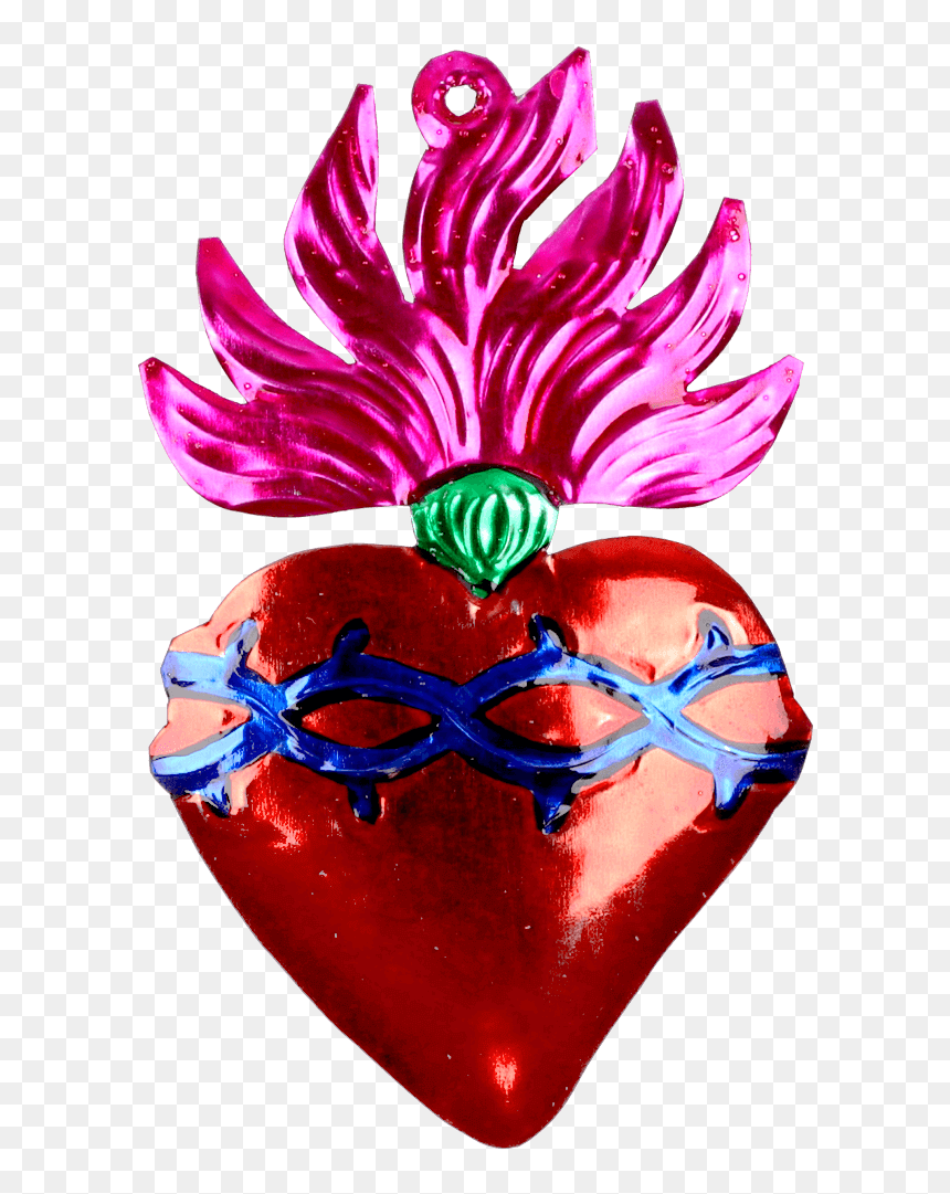 Illustration, HD Png Download - flaming heart png