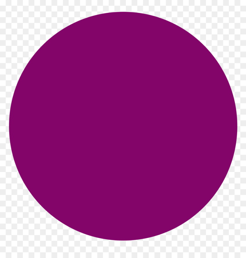 Circle Button - Purple - Circle, HD Png Download - oboe png