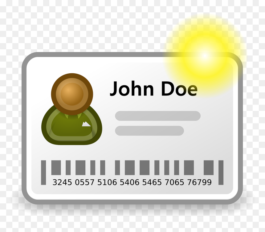 Id Card Icon, HD Png Download - doe png
