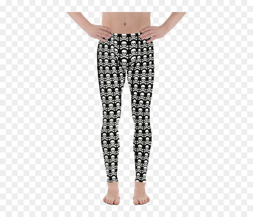 Men Yoga Pants, HD Png Download - evil skull and crossbones png