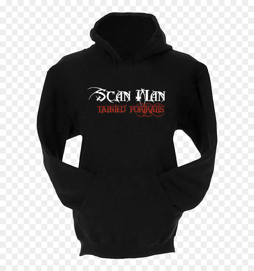 Scan Man Tainted Portraits Hooded Sweatshirt - Hoodie, HD Png Download - hooded man png