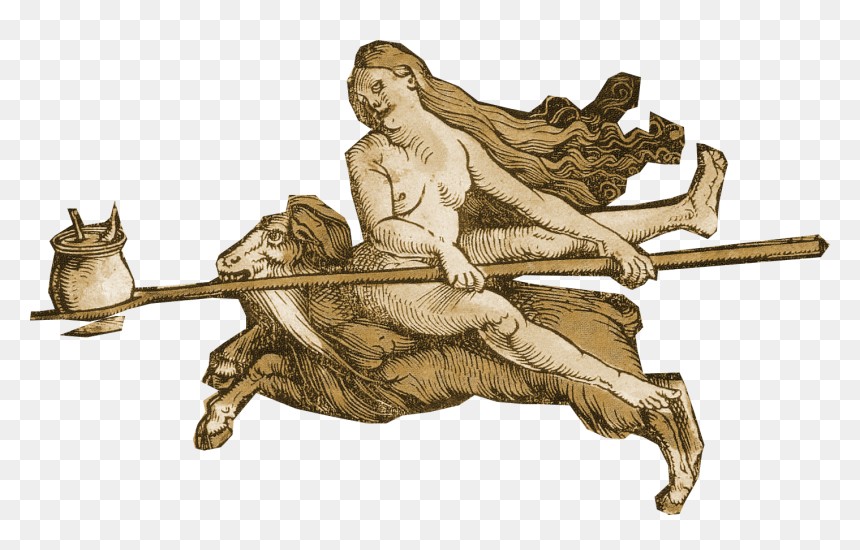 Flying Ointment - Apply Flying Ointment To Broom, HD Png Download - flying witch png